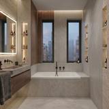 Acryl-Einbaubadewanne Rea Gloria 120