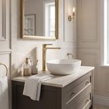 Waschbeckenarmatur PREMIUM Rea Maxim Brush Gold High