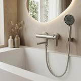 Wannenarmatur Rea Arcos Brushed Nickel