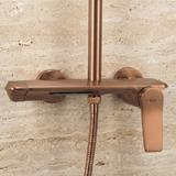 Shower set Rea Vision Brush Copper