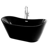 freistehende Badewanne Rea Ferrano black