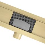 Linear drainage Rea Neox brush gold 80