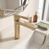 Tvättställsblandare PREMIUM REA Maxim Brush Gold Low