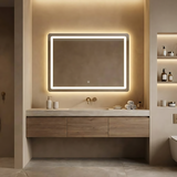 Spiegel LED 80x60cm P10407
