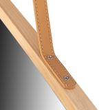 Spiegel mit Ledergürtel 49 cm YMJZ20216