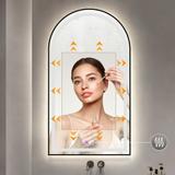 Miroir LED 60x100cm DASH BLACK