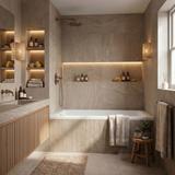 Acryl-Einbaubadewanne Rea Prima 140