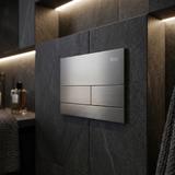 Gestell unterputzset Slim 024N für WC becken mit T taste Tytan