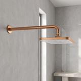 Правоъгълна душ пита REA JS-032 Brushed Copper