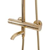 Kit de douche avec thermostat Lungo Gold