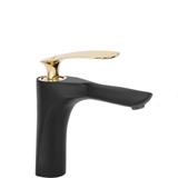 Waschbeckenarmatur Rea Orbit Black Gold low