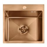 Edelstahlspüle Leo 40 BRUSH COPPER