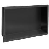 NISCHENREGAL BAD 30x45 schwarz matt