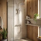 Duschset utan pip med termostat Rea Lungo Chrome