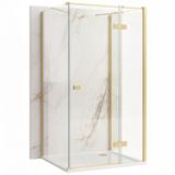 Duschkabine Rea Atlas 80x100 Brush Gold