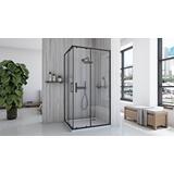 Duschkabine Rea City 80 x 100 Black