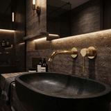 Wall Mounted faucet REA Venti Gold