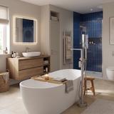 Free-standing faucet Rea Logan Brush Nickle