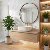 Countertop Basin Rea Belinda Gold Edge