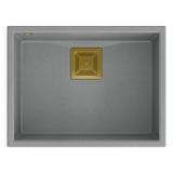 Granitspülbecken DAVID 50 Grey Metallic