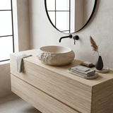 Aufsatzwaschbecken Rea Mika Warm Beige