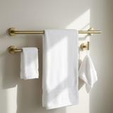 Badezimmer-Accessoire-Set Ari Brush Gold 4-teilig