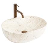 Aufsatzwaschbecken Rea Amelia Travertine Classic 48