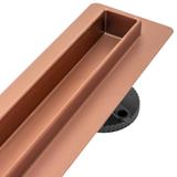Duschrinne Rea Neo SLIM PRO brushed copper 80