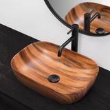 Countertop Basin Rea Belinda Wood Mat