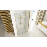 Duschtür Rea Hugo 80 Gold Brush + profil