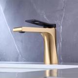 Waschbeckenarmatur REA Soul Gold mat black low