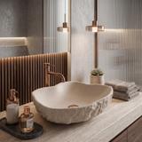 Nadgradni umivaonik Rea Isla Warm Beige