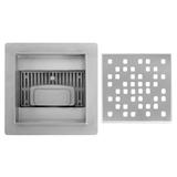 Duschrinne REA DOTS Nickel Brush 12x12