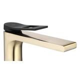 Waschbeckenarmatur REA Soul Gold mat black low