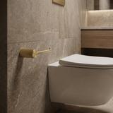 Halter für Toilettenpapier 64105 SOLO Brush Gold