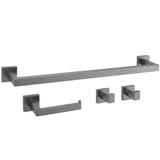 Badezimmer-Accessoire-Set Rio Titan 4-teilig