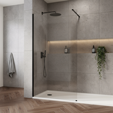 Tuš zaslon Rea Flexi Transparent / Black 130