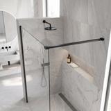 Stabilisierungsstange für Duschwand 150 cm Rea Black