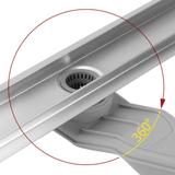 Linear drainage REA Neox Superflow BRUSH NICKEL 50