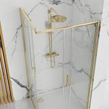 Tuš kabina Rea Punto 80x100 Gold