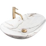 Aufsatzwaschbecken Rea Royal Shiny Aiax Marmor