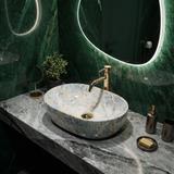 Aufsatzwaschbecken Rea Amelia Ruststone 48