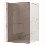Paroi de douche Rea Flexi Brown / Chrome 130