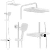 Shower set REA Bari White