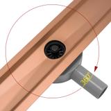 Duschrinne Rea Pure Neo brushed copper 60