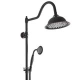 Shower set REA BERGAMO OLD BLACK