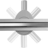 Rea Neo Slim Pro Nickel Brush INOX 90 lineārā notekcaurule