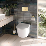 WC öblítő gomb Rea T K011A-Q és Slim 024N Gold Brush