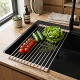 Rollbarer Abtropfständer für Spüle REA P12298B Beige