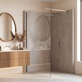 Paroi de douche Rea Flexi Transparent / Chrome 120